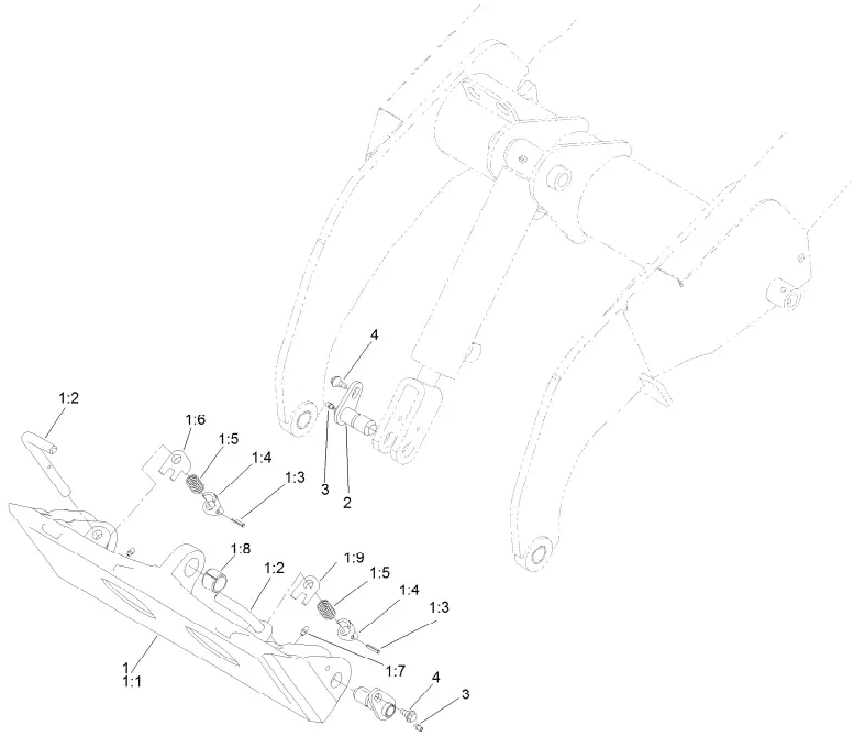 TORO 22322 TX 427 Wide Track Compact Tool Carrier - Fig 28