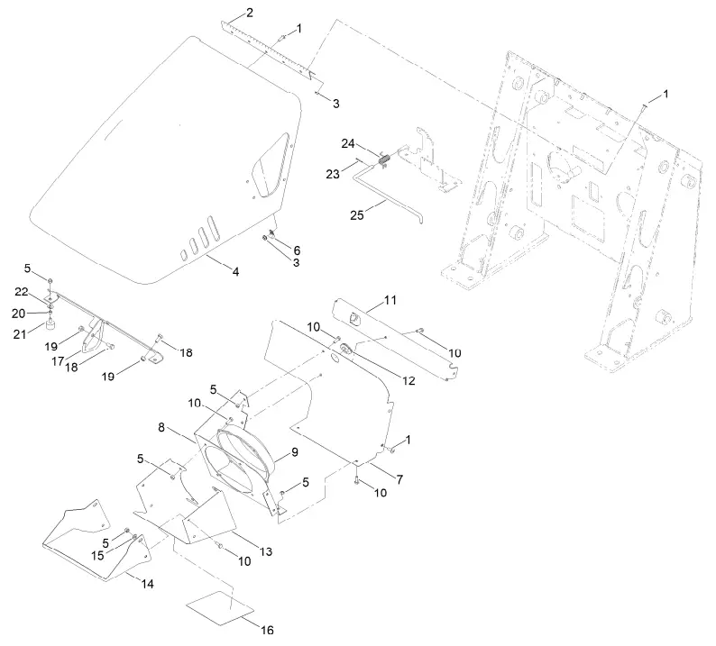 TORO 22322 TX 427 Wide Track Compact Tool Carrier - Fig 30