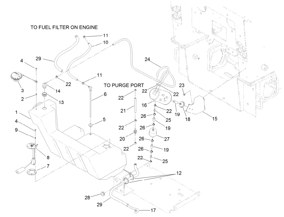 TORO 22322 TX 427 Wide Track Compact Tool Carrier - Fig 4