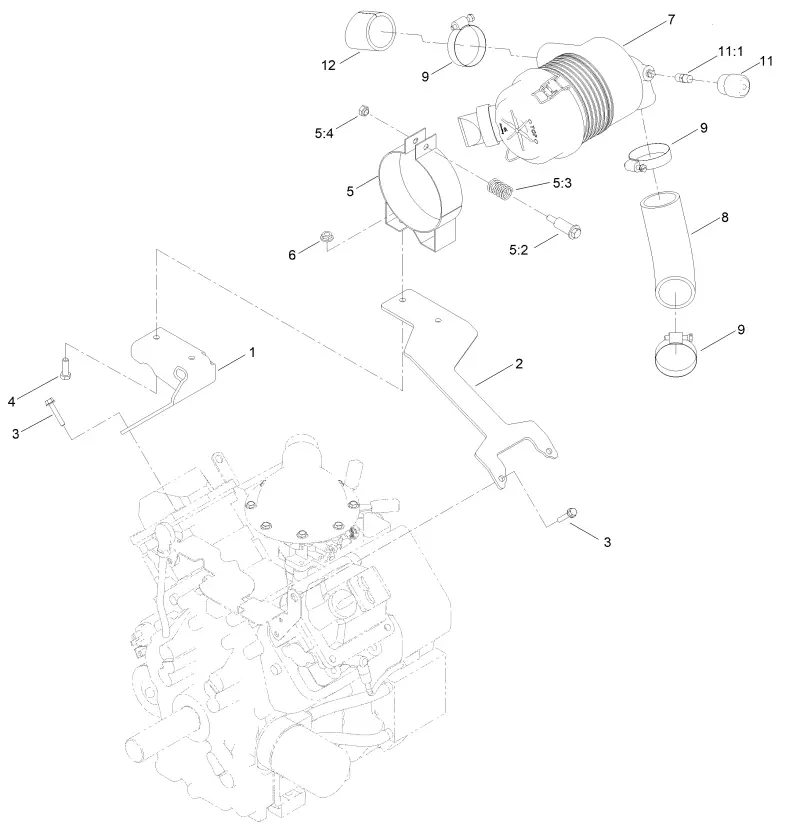 TORO 22322 TX 427 Wide Track Compact Tool Carrier - Fig 5