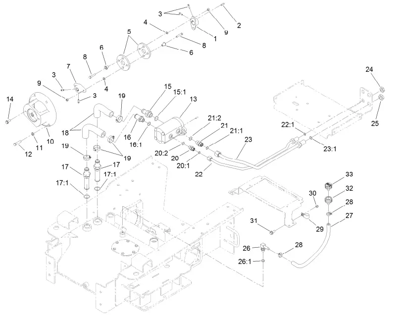 TORO 22322 TX 427 Wide Track Compact Tool Carrier - Fig 7