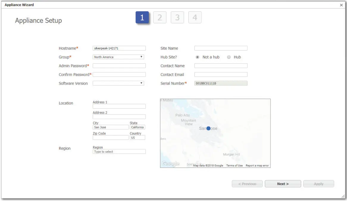 aruba EdgeConnect SD WAN Edge Platform - Configuration Wizard