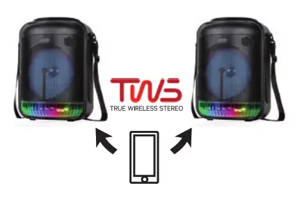 QFX PBX 56 Fusion Wireless Speaker - fig