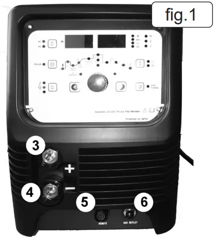 SEALEY TIG200HFACDC V2 200A TIG MMA Hf AC DC Inverter Welder - Fig 1
