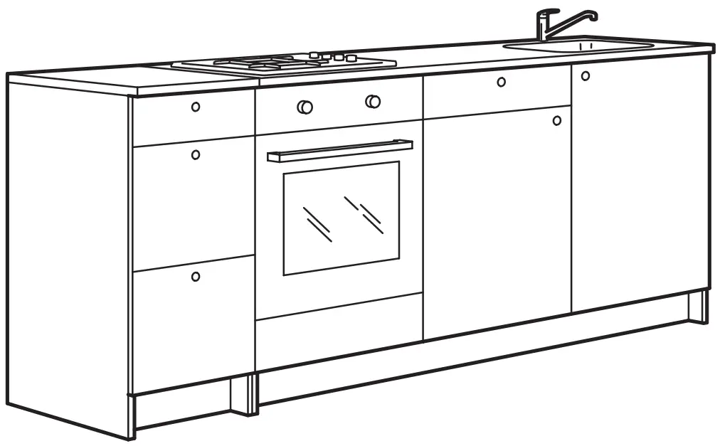 IKEA KNOXHULT Kitchen Cabinets fig 1