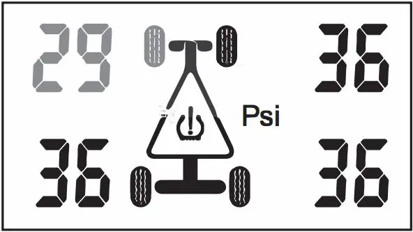 axis TPMS403 DIY Tyre Pressure Monitoring - Low pressure warning
