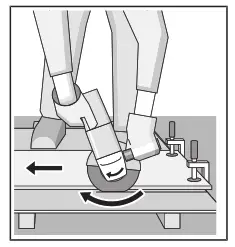 BOSCH PWS 700 Angle Grinder Fig9