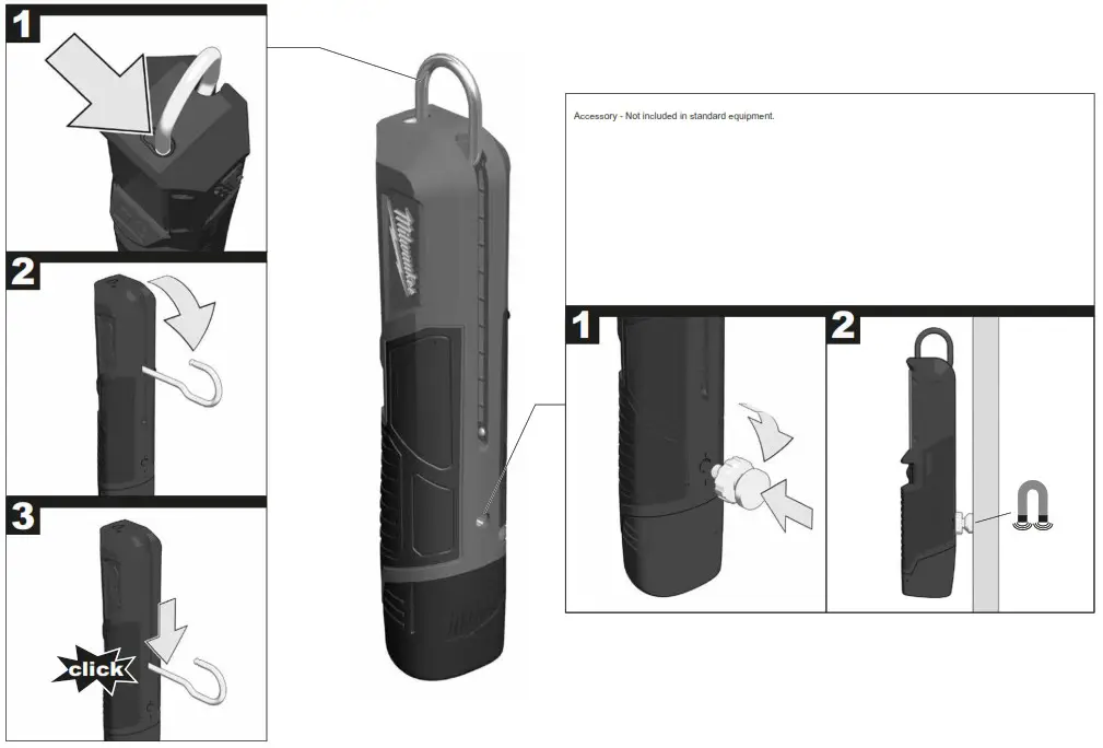 milwaukee M12 SL Battery Lamp - Product Overview 2