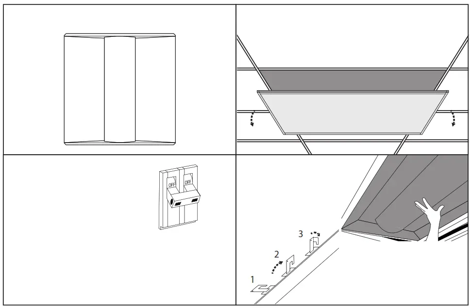 NICOR TACS114U TAC Select LED Troffer - 2