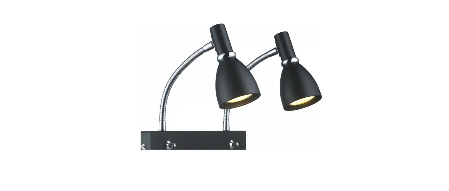 Lampehuset Emil Wall Nova Life Black 2 Lights Instruction Manual