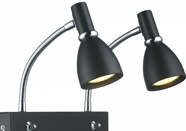 LAMPEHUSET Emil wall Nova Life Black 2 lights