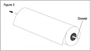 PAPER ROLL MOUNTING INSTRUCTIONS