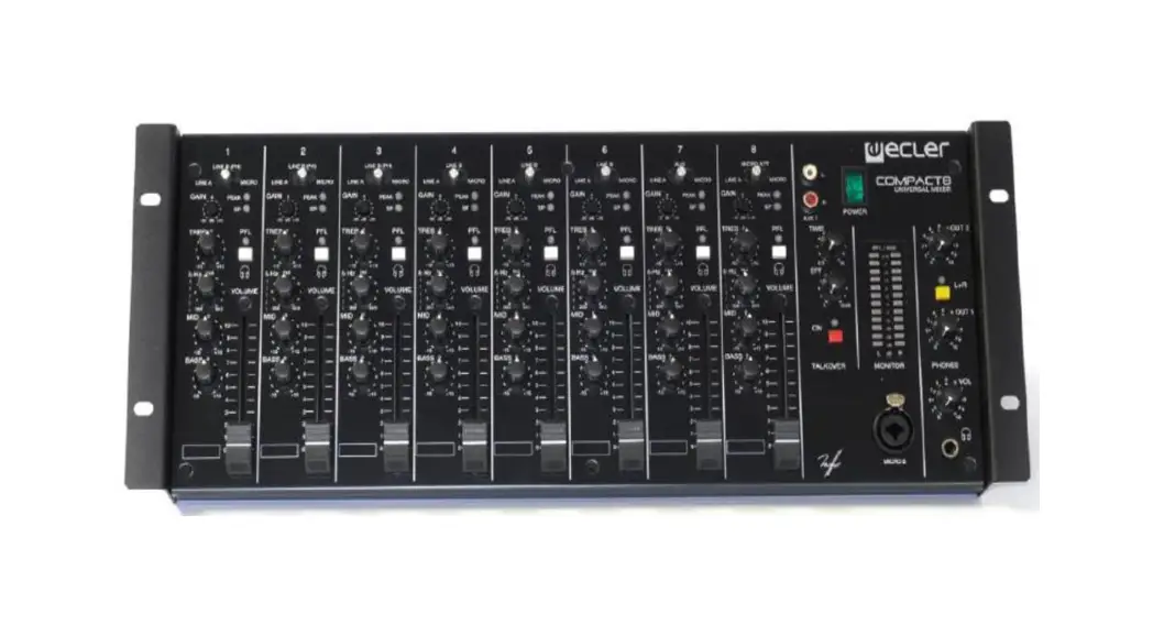 Ecler Compact8 Analogue Preamplifiers And Mixers User Manual Ecler Compact8 Analogue Preamplifiers And Mixers User Manual