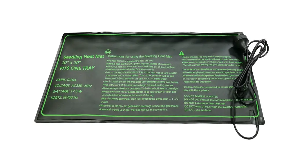 Kogan Ctprophmata Certa Seed Propagation Heat Mat User Guide