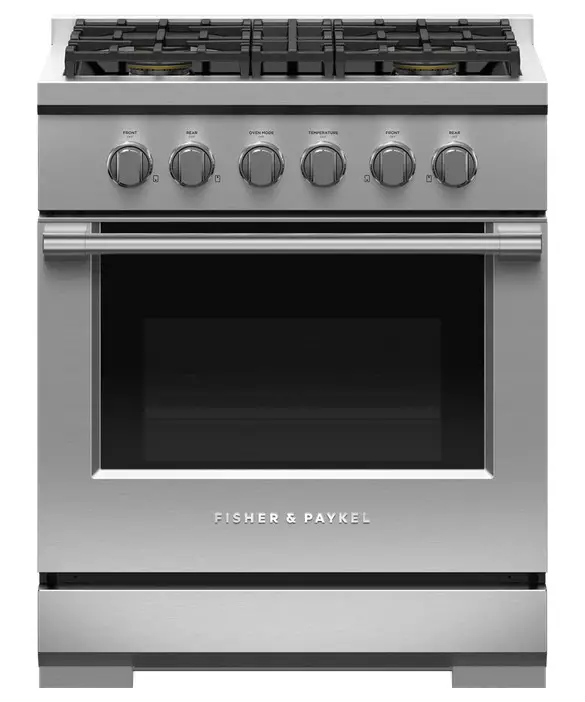 FISHER PAYKEL RGV3 304 N 30 Inch Freestanding Gas Range - Cover