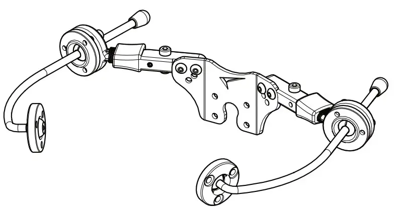 four rods offering attachment