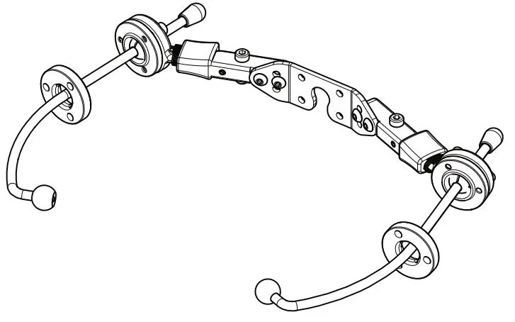 Rods that swing one hundred degrees