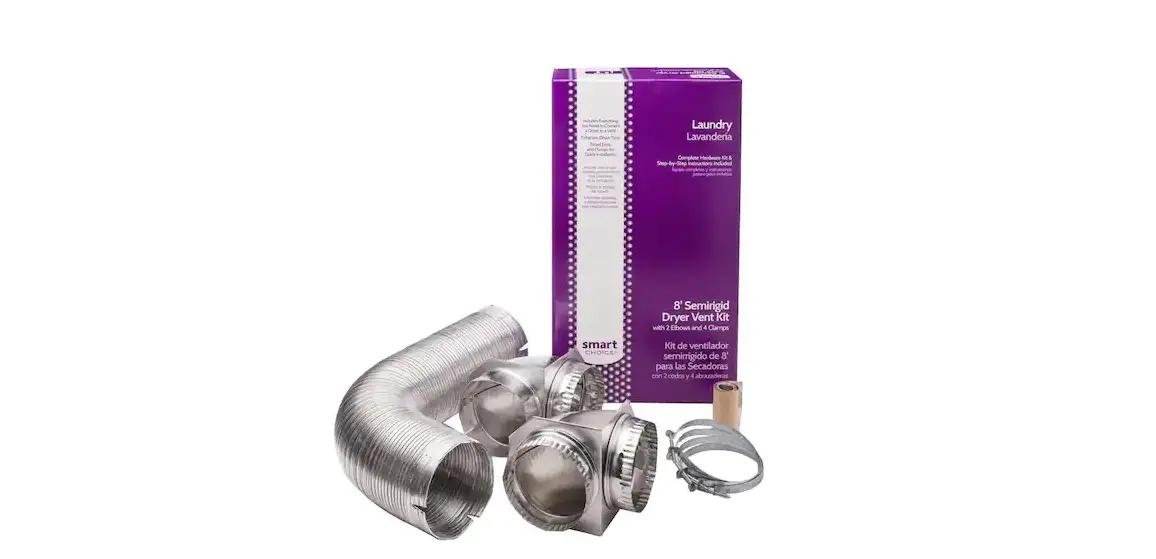 Smartchoice 5304492448 8ft Semi-rigid Dryer Vent Kit With 2 Elbows Instruction Manual