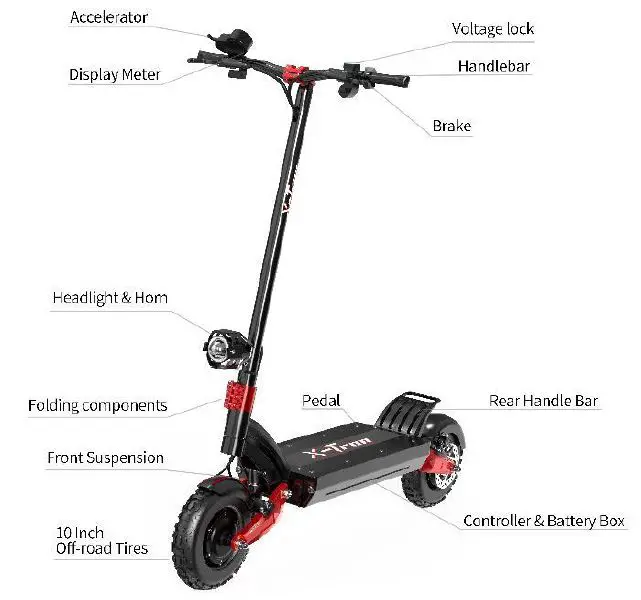 X-TRON X10 Electric Folding Scooter-2