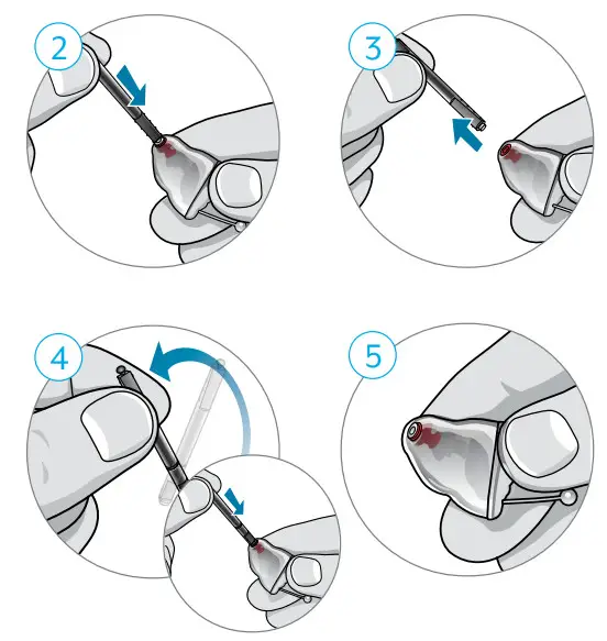 Starkey In-the-Canal Custom Rechargeable - Clear Wax Guards