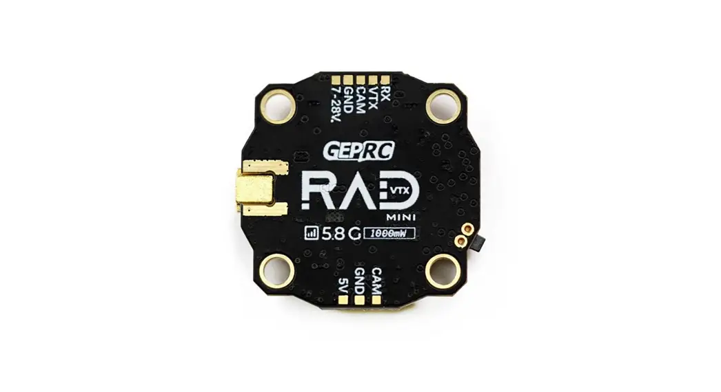 Geprc Rad Mini 5.8g Vtx Video Transmission Integrated Microphone Instruction Manual