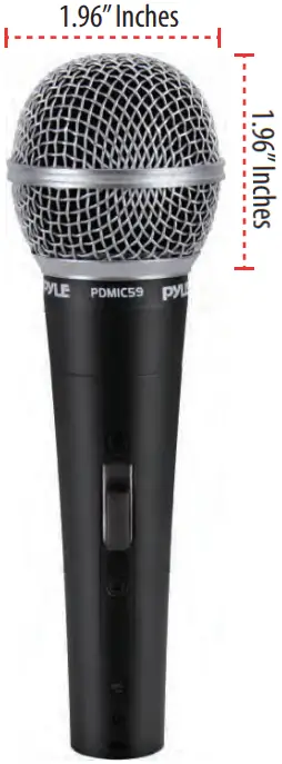 PYLE PDMIC58 Professional Dynamic Microphone A06