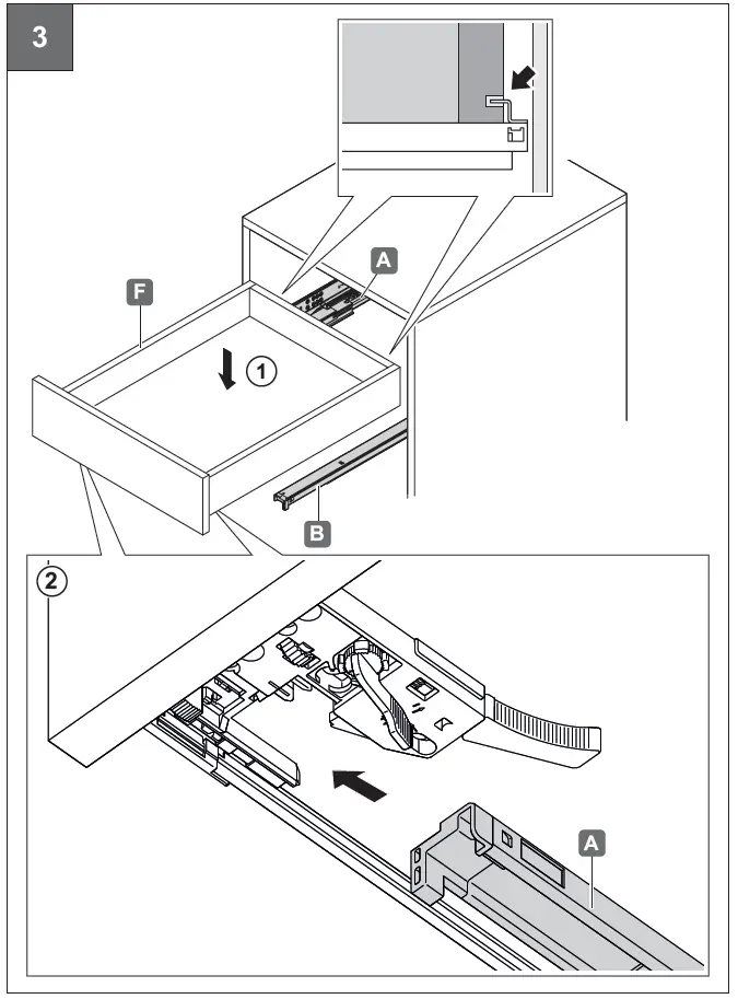 HAFELE 433.03.65x Matrix Runner UM A Synchron 7