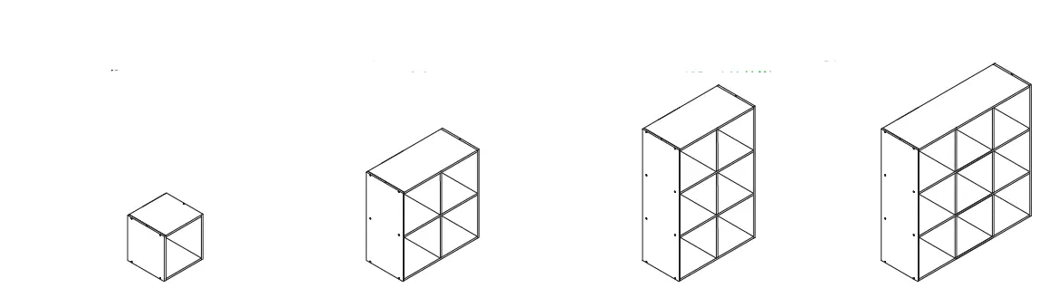 Style SELECTIONS CL22-11ST8-W 8-Cube Storage Organizer 2