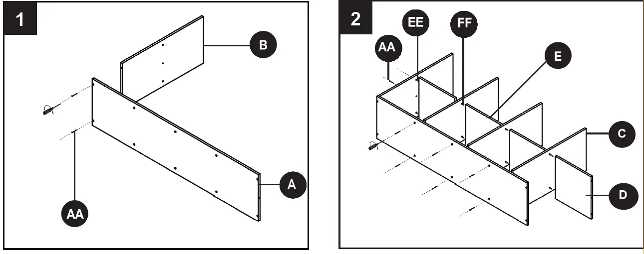 Style SELECTIONS CL22-11ST8-W 8-Cube Storage Organizer 6