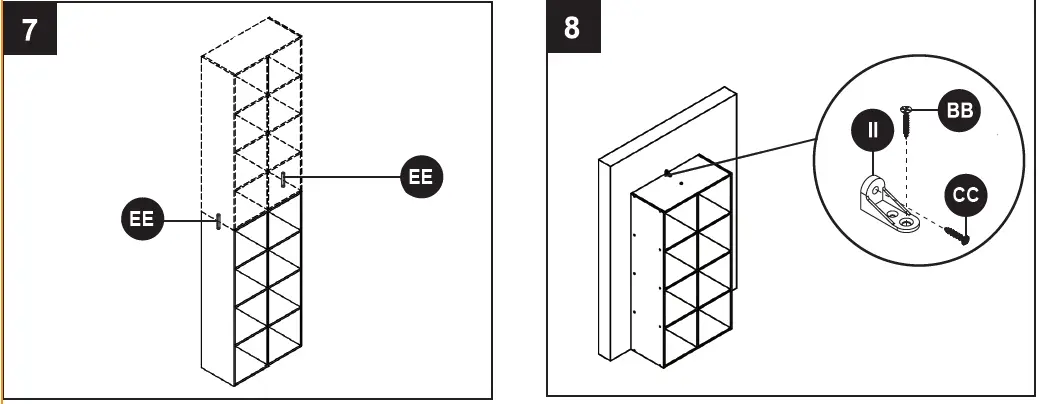 Style SELECTIONS CL22-11ST8-W 8-Cube Storage Organizer 8
