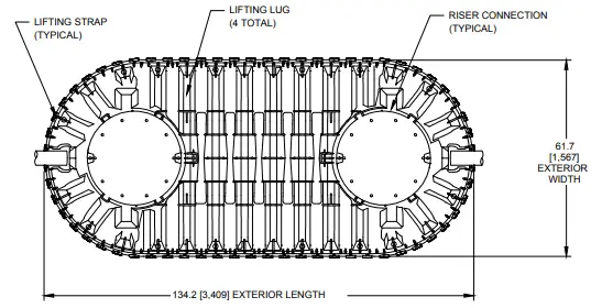 INFILTRATOR CM-1060 Lightweight Strong And Durable Septic Tank 2