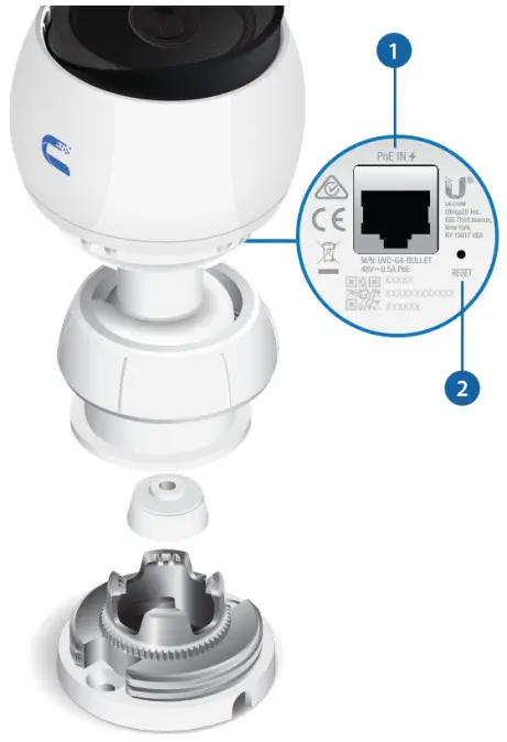 UBIQUITI UVC G4 BULLET UniFi Protect G4 Bullet Camera - Figure 1