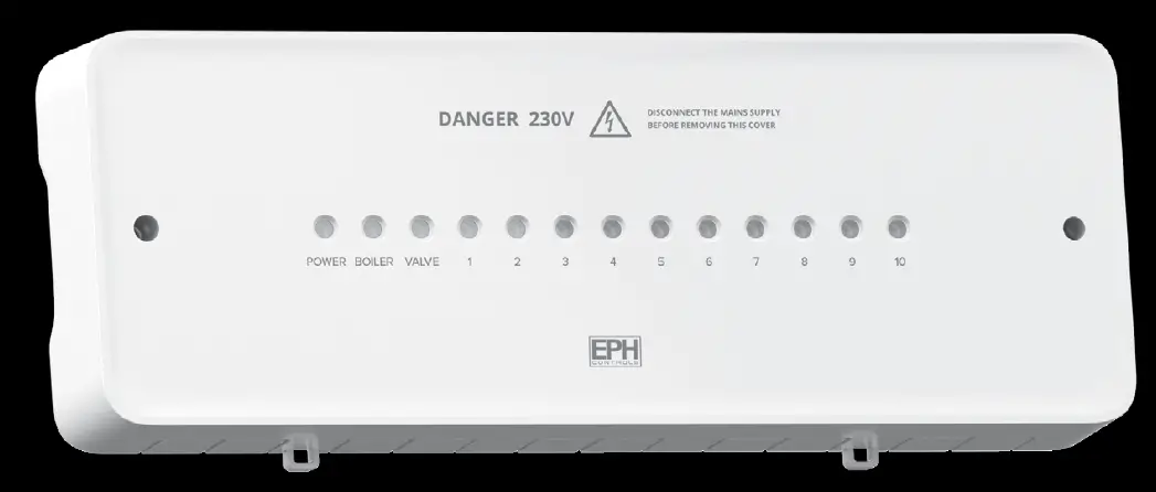 EPH CONTROLS UFH10 Wiring Centre