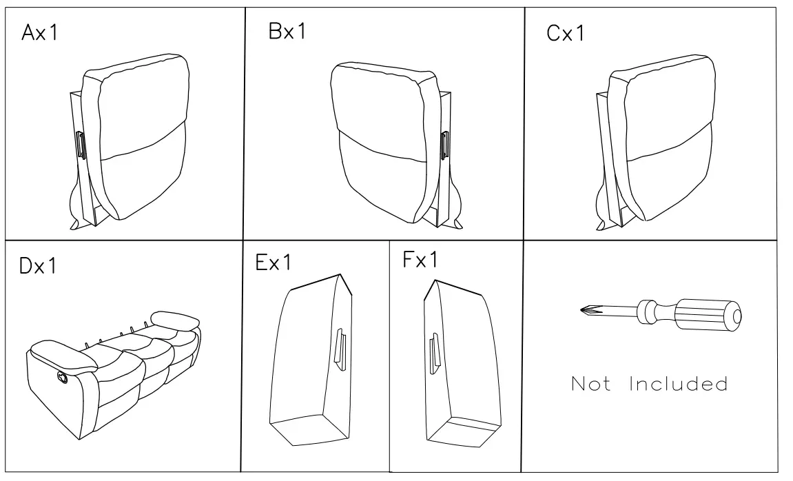 Signature DESIGN 6450488 Room Woodsway Reclining Sofa