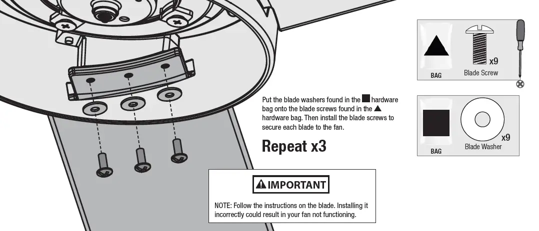 Hunter 51949 Brunner Low Profile with LED Light 52 Inch Ceiling Fan 10