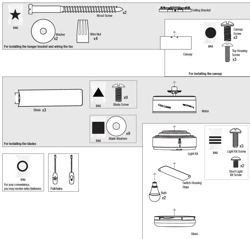 Hunter 51949 Brunner Low Profile with LED Light 52 Inch Ceiling Fan 2