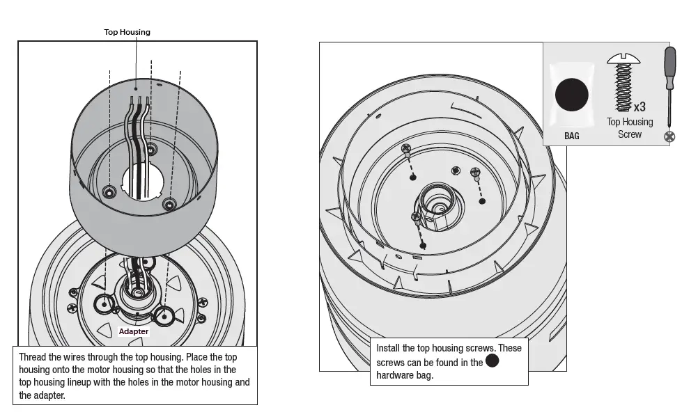 Hunter 51949 Brunner Low Profile with LED Light 52 Inch Ceiling Fan 6