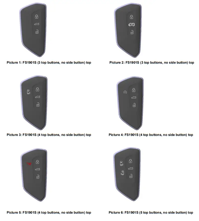 HELLA FS1901S Passive Entry or Passive Start Radio Identification Devices - Fig