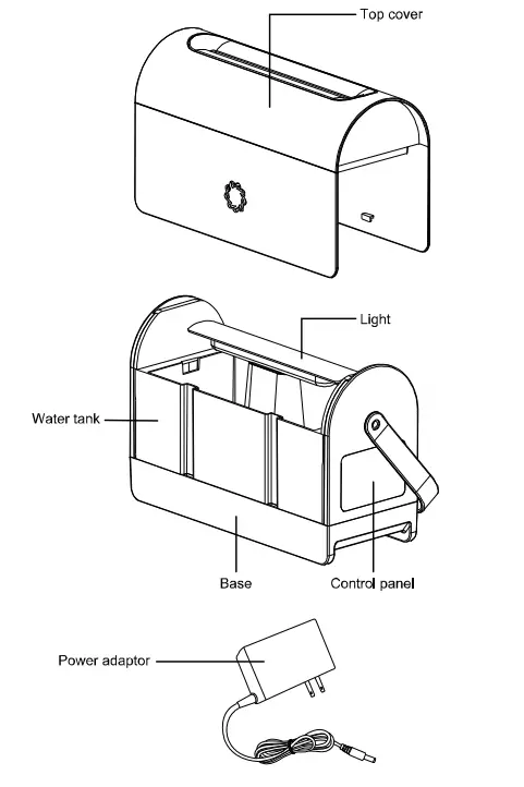 AIRTHEREAL LF500MS Flame Diffuser - Figure 1
