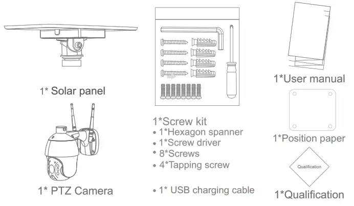 mkwinkel V2.3 Intelligent Solar Energy Alert PTZ Camera - Figure 1