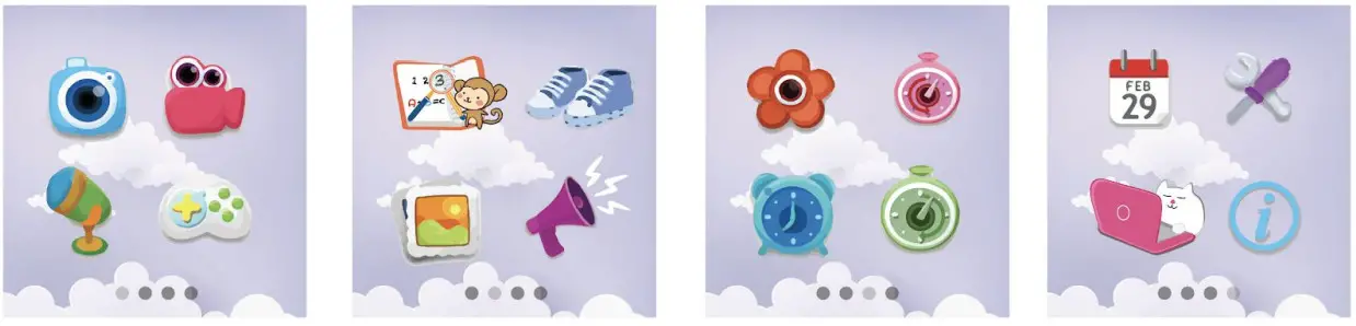 iTOUCH Kids Smartwatch AGES 4 - Menu Screens