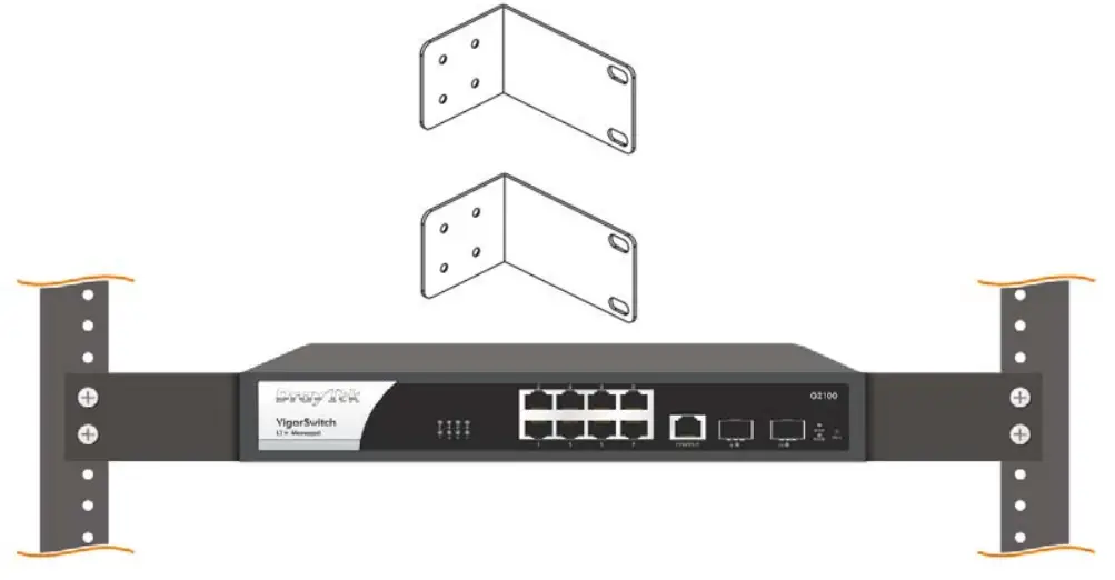 DrayTek VigorSwitch G2100 L2 Managed Switch - VigorSwitch