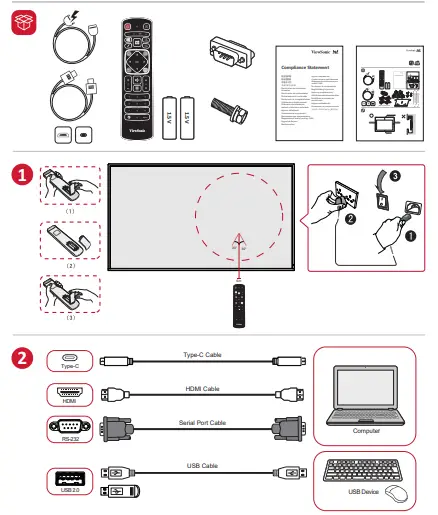 Viewsonic CDE30 Series Commercial Display - fig