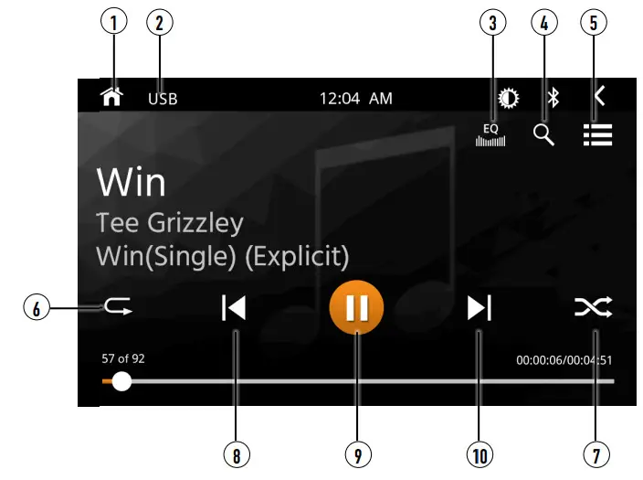 Dual Media Receiver with Wireless and Wired CarPlay - USB Operation