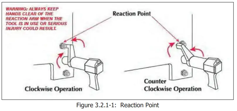 RAD 10GX R Pneumatic Torque Wrench - Tool Handle 1