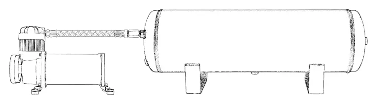 VIXEN HORNS VXO8330APRO4318B Quad Trumpet Train Air Horn Black (2)