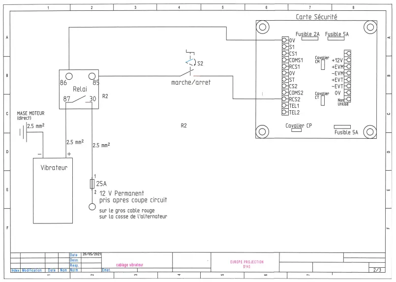 EUROPRO X Pro D140 Liquid Screed Machine - ELECTRICAL SCHEMES 2