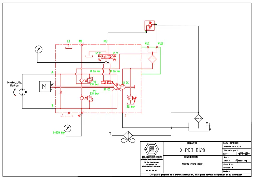 EUROPRO X Pro D140 Liquid Screed Machine - ELECTRICAL SCHEMES 3