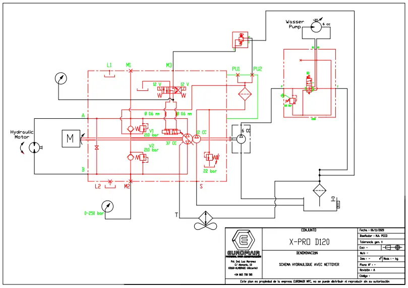 EUROPRO X Pro D140 Liquid Screed Machine - ELECTRICAL SCHEMES 4