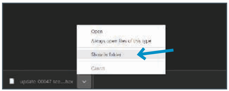 MAXVIEW Seeker Wireless Software Update Procedure for PC Users - Show in Folder